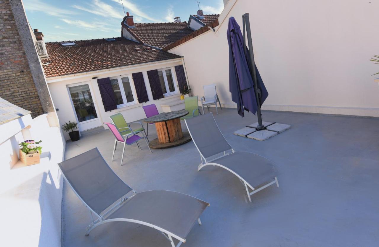 BNB EPERNAY Terrasse 86 - Terrasse privée Vue sur le Vignoble Extérieur photo